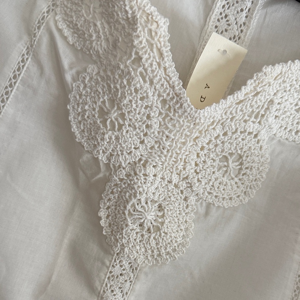 Adiva Lace Trim Women's Sleeveless Top. New with Tags! - Picture 5 of 6